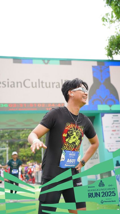 Race photo from Mangkunegaran Run 2025
