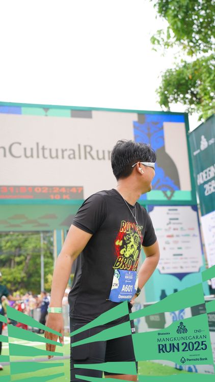 Race photo from Mangkunegaran Run 2025