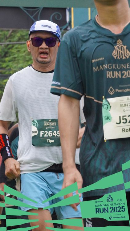 Race photo from Mangkunegaran Run 2025