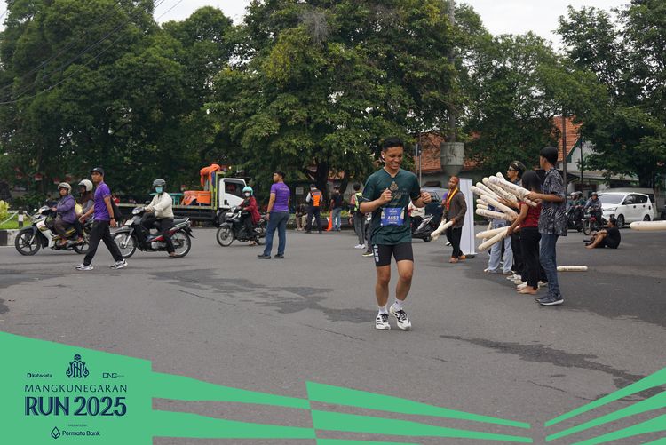 Race photo from Mangkunegaran Run 2025