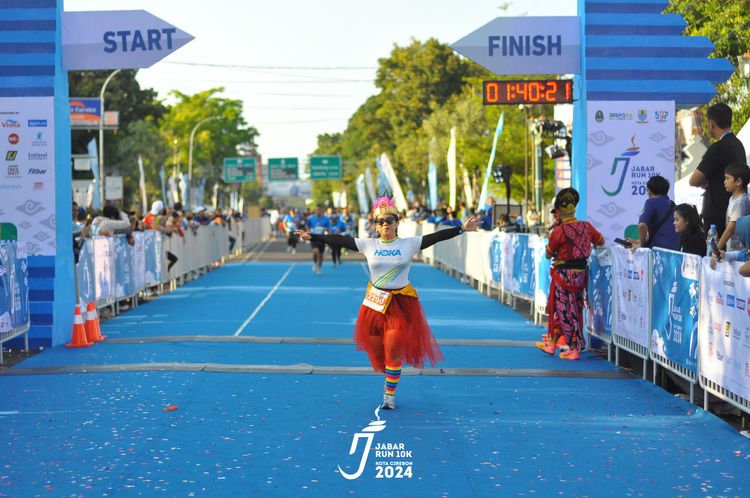 Race photo from Jabar Run 10K 2024