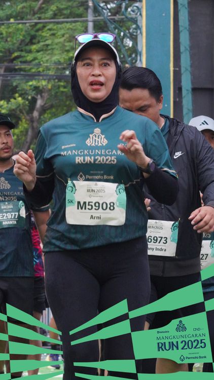 Race photo from Mangkunegaran Run 2025