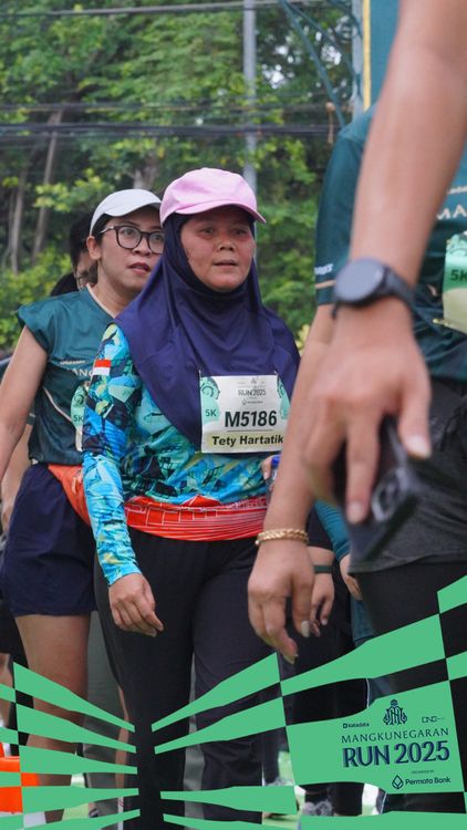 Race photo from Mangkunegaran Run 2025