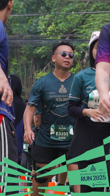 Race photo from Mangkunegaran Run 2025