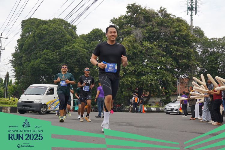 Race photo from Mangkunegaran Run 2025