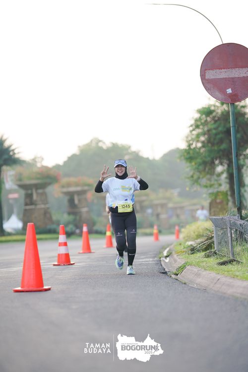 Race photo from Taman Budaya x BOGORUN 2025
