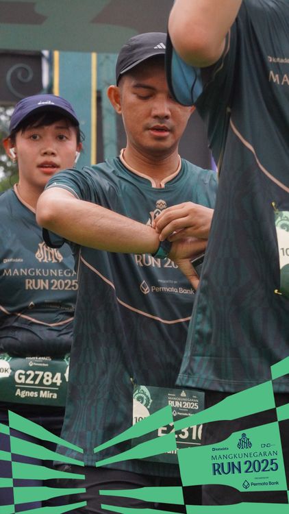 Race photo from Mangkunegaran Run 2025