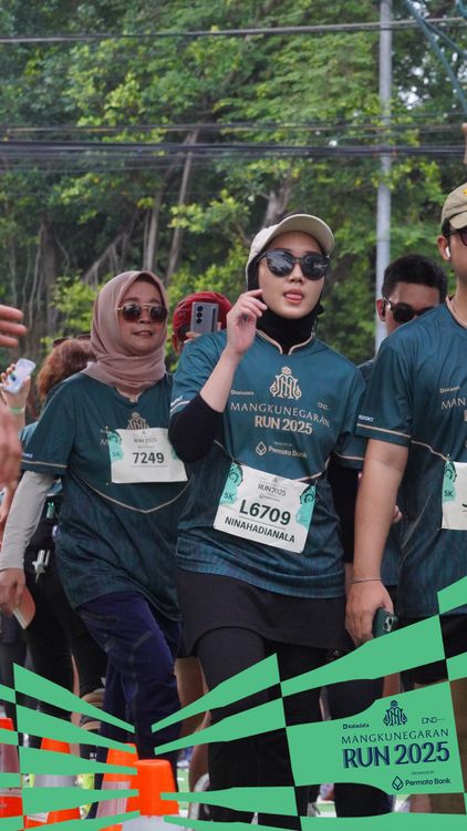 Race photo from Mangkunegaran Run 2025
