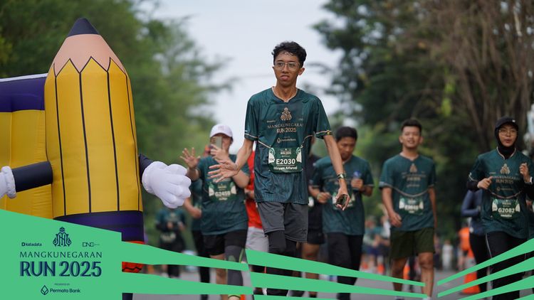 Race photo from Mangkunegaran Run 2025