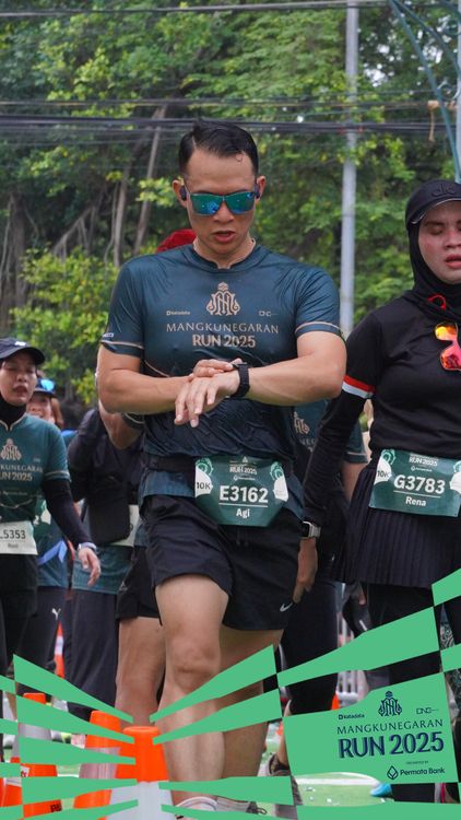 Race photo from Mangkunegaran Run 2025