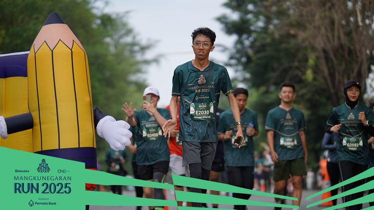 Race photo from Mangkunegaran Run 2025