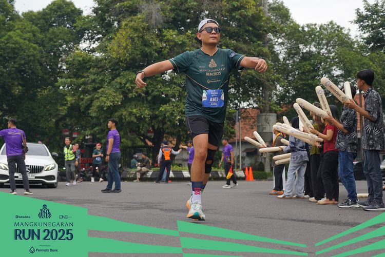 Race photo from Mangkunegaran Run 2025