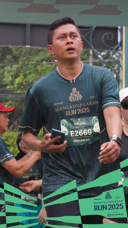 Race photo from Mangkunegaran Run 2025