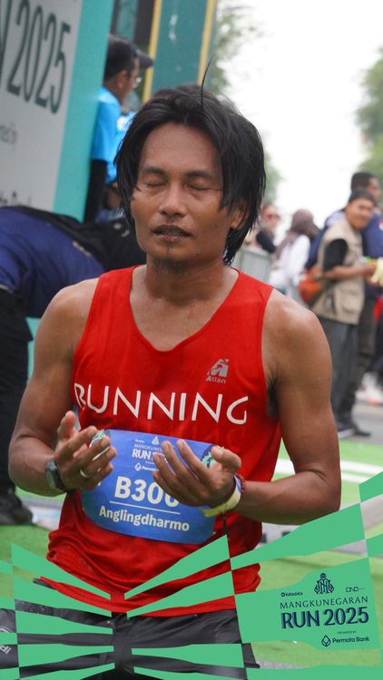 Race photo from Mangkunegaran Run 2025