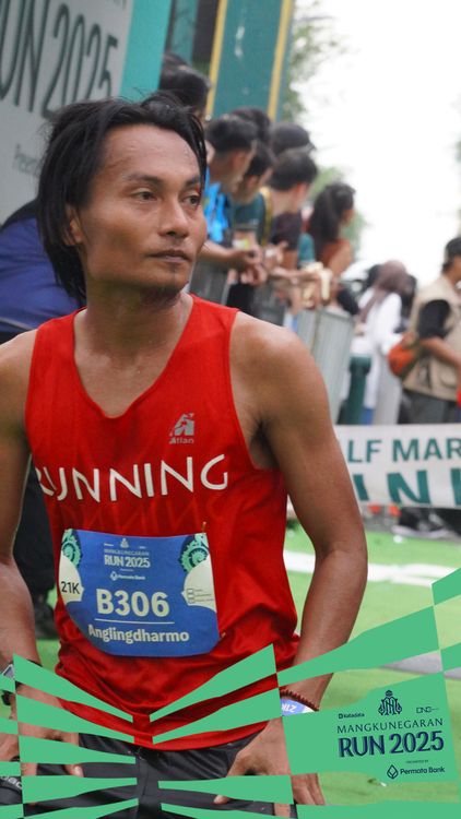 Race photo from Mangkunegaran Run 2025