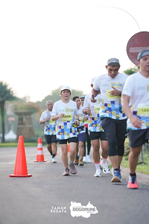 Race photo from Taman Budaya x BOGORUN 2025