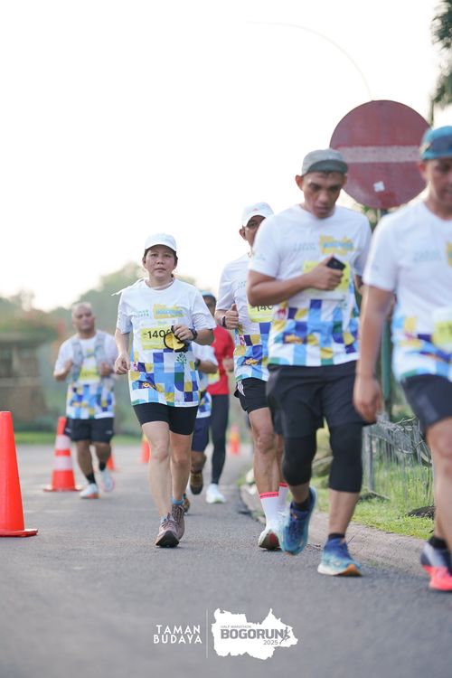 Race photo from Taman Budaya x BOGORUN 2025