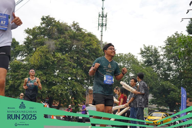 Race photo from Mangkunegaran Run 2025