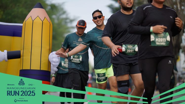 Race photo from Mangkunegaran Run 2025
