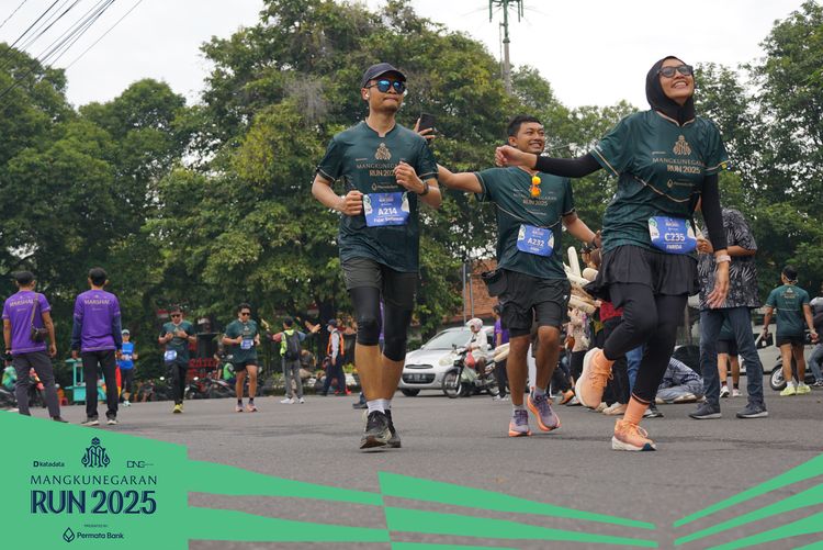 Race photo from Mangkunegaran Run 2025