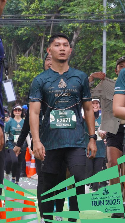 Race photo from Mangkunegaran Run 2025