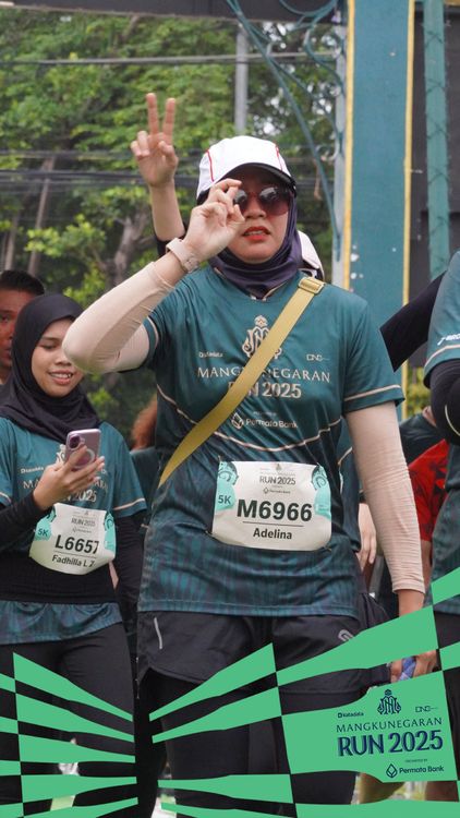 Race photo from Mangkunegaran Run 2025