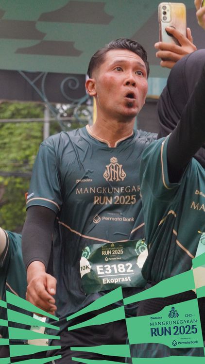Race photo from Mangkunegaran Run 2025