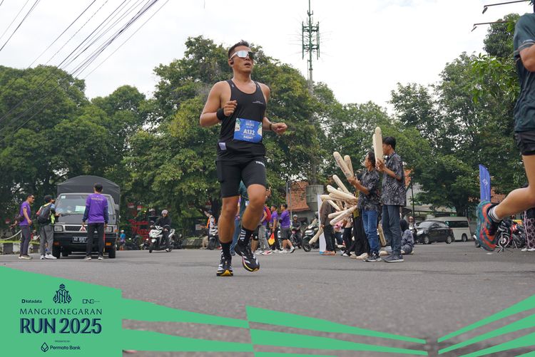 Race photo from Mangkunegaran Run 2025