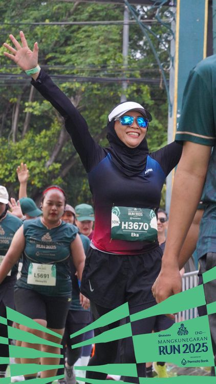 Race photo from Mangkunegaran Run 2025