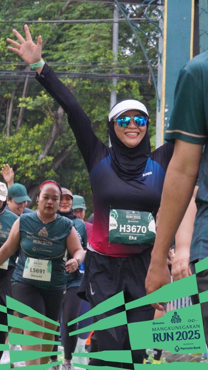 Race photo from Mangkunegaran Run 2025
