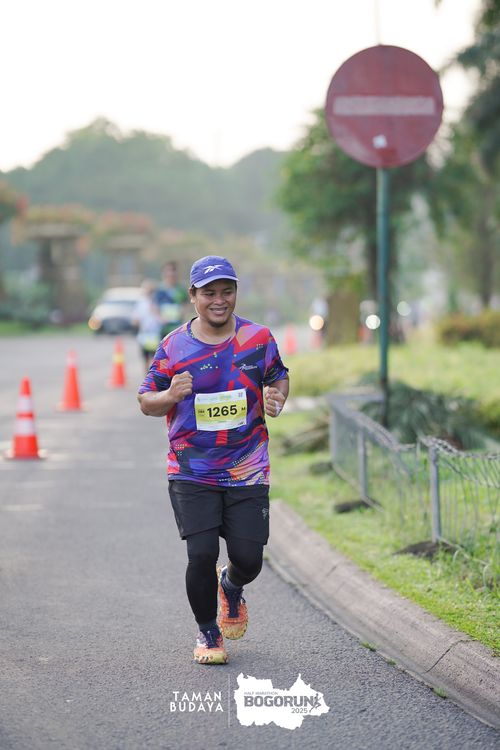 Race photo from Taman Budaya x BOGORUN 2025