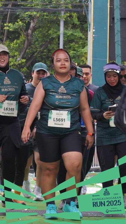 Race photo from Mangkunegaran Run 2025