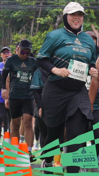 Race photo from Mangkunegaran Run 2025