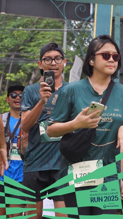 Race photo from Mangkunegaran Run 2025