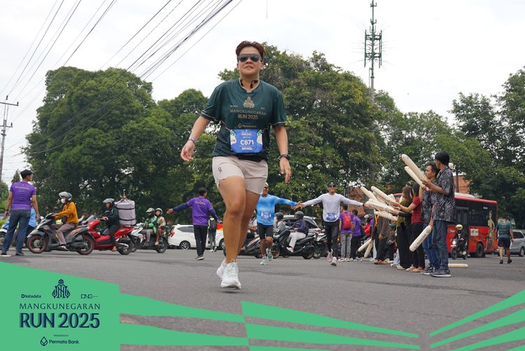 Race photo from Mangkunegaran Run 2025