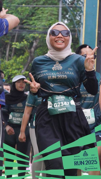 Race photo from Mangkunegaran Run 2025