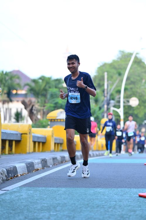 Race photo from KEMLU RUN 2025