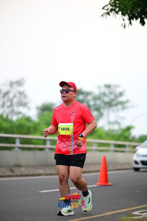 Race photo from CISANGKAN KBP CITY RUN 2025