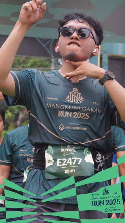 Race photo from Mangkunegaran Run 2025