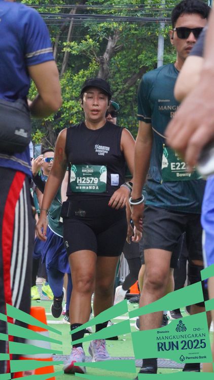 Race photo from Mangkunegaran Run 2025