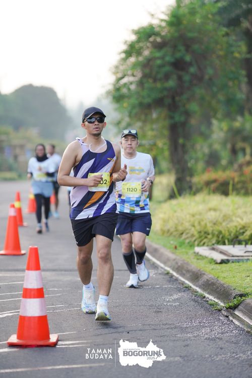 Race photo from Taman Budaya x BOGORUN 2025