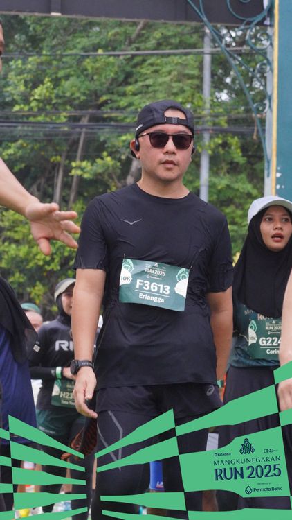 Race photo from Mangkunegaran Run 2025
