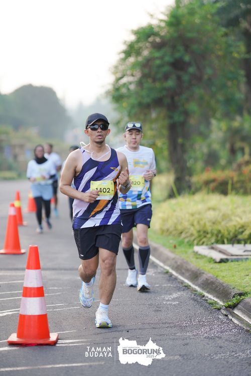 Race photo from Taman Budaya x BOGORUN 2025
