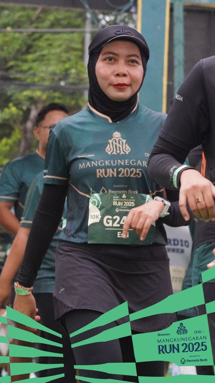 Race photo from Mangkunegaran Run 2025