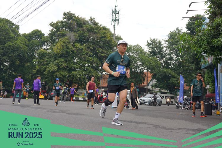 Race photo from Mangkunegaran Run 2025