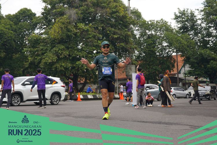 Race photo from Mangkunegaran Run 2025