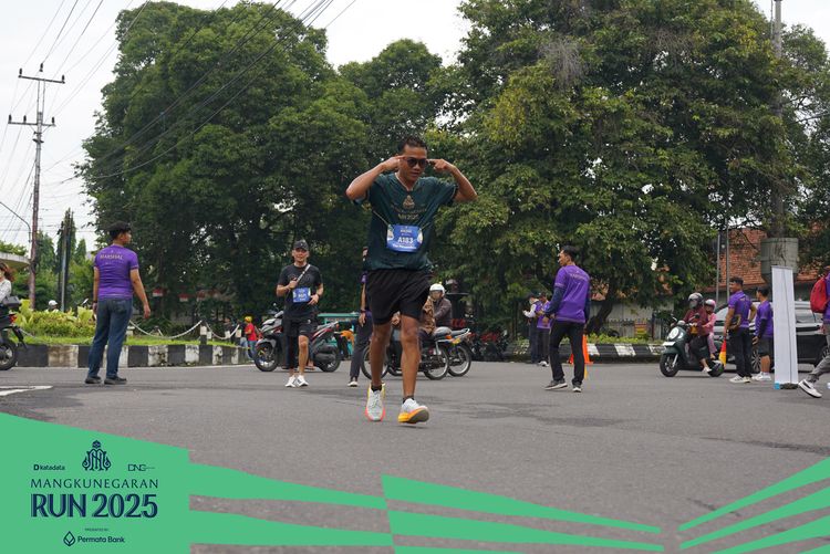Race photo from Mangkunegaran Run 2025