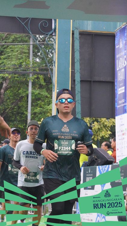 Race photo from Mangkunegaran Run 2025