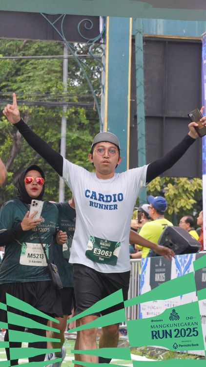 Race photo from Mangkunegaran Run 2025