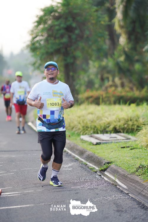 Race photo from Taman Budaya x BOGORUN 2025